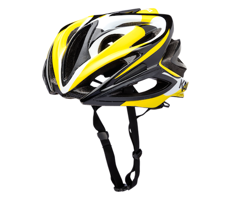 Kali Phenom Road Helmet with Composite fusion plus and Supervents Black/Yellow