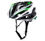 Kali Phenom Road Helmet with Composite fusion plus and Supervents Black/Green 