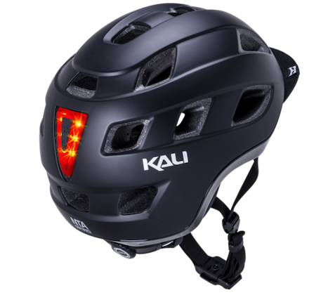Kali Traffic with Integrated USB Chargeable Light Black