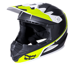 Kali Zoka Full Face Helmet Downhill/BMX Mat Black Lime/White