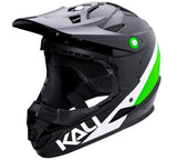 Kali Zoka Full Face Helmet Downhill/BMX Black/Green/White